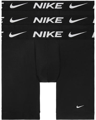 Nike Long Slip Boxer 3 Units M - Noir