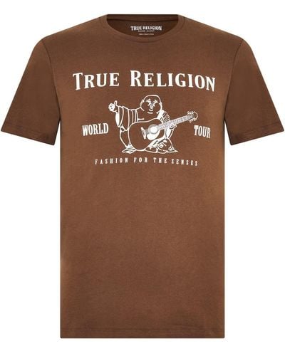 True Religion S T-shirt Carafe M - Brown