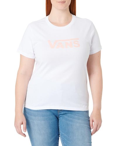Vans Drop V SS Crew Camiseta - Blanco