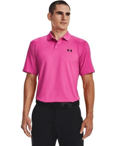 Under Armour Ua Performance 3.0 Polo Shirt Short-sleeved, in Purple for Men