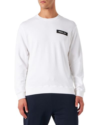 Replay M6276 Sweatshirt - Weiß