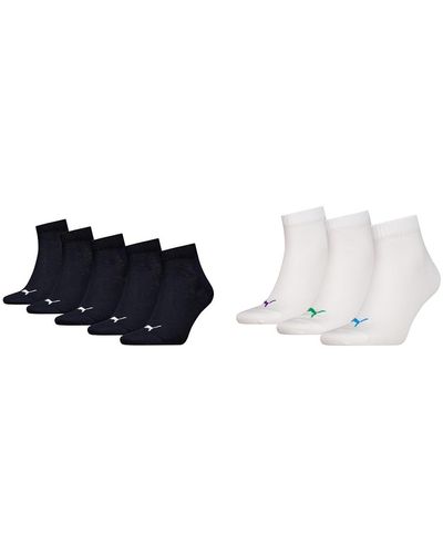 PUMA Socken Schwarz 39-42 Socken Weiß 39-42 - Multicolor