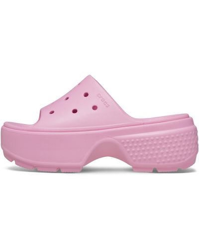 Crocs™ Erwachsene Stomp Slide Sandalen - Pink