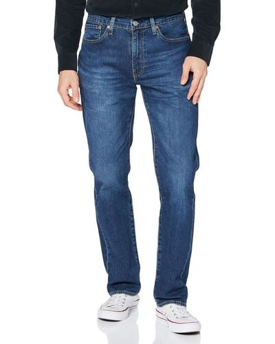 Levi's 514 Straight Jeans Medium Indigo Stonewash - Bleu