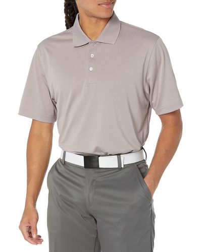 Amazon Essentials Polo de golf de secado rápido y corte recto - Gris