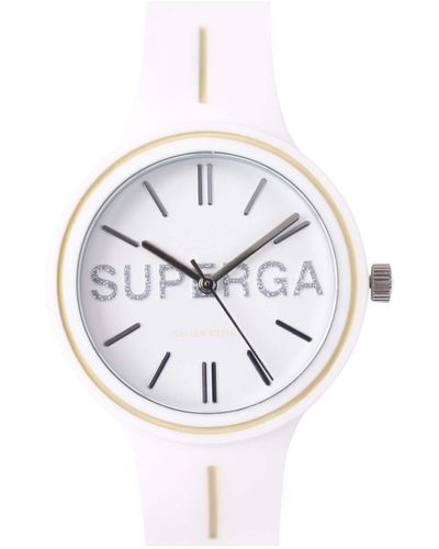 Superga Watch Only Time Pe-22 Casual Code Stc146 - Metallic