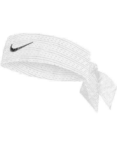 Nike Dri-fit Head Tie Terry Hoofddoek Voor Volwassenen - Wit