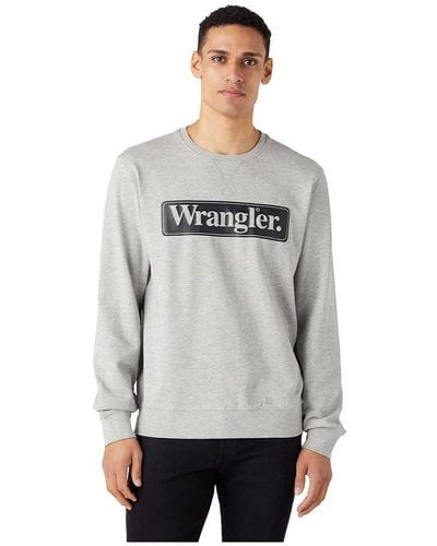 Wrangler Men's Seasonal Crew Sweatshirt - Grey