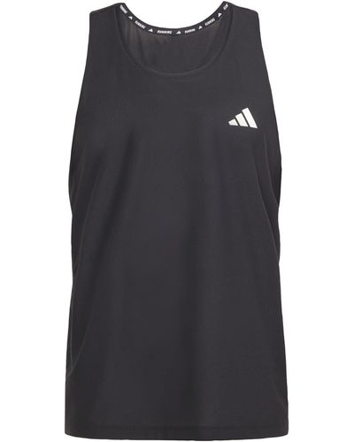 adidas Own The Run Tank Top Camiseta sin gas - Gris