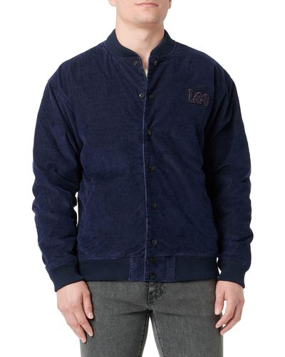 Lee Jeans Varsity Denim Jacket - Blau