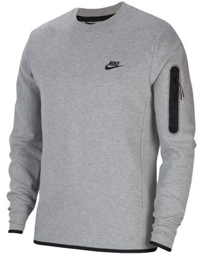 Nike Sportswear Tech Fleece Rundhalsshirt - Grau