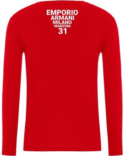 Emporio Armani T-Shirt 111023 1A725 - Rot