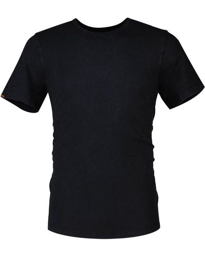 Superdry Slub Short Sleeve T-shirt S Black
