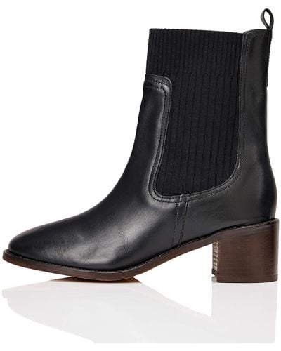 FIND R3151 Chelsea Boots - Black