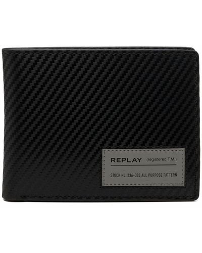Replay Wallet Black - Nero