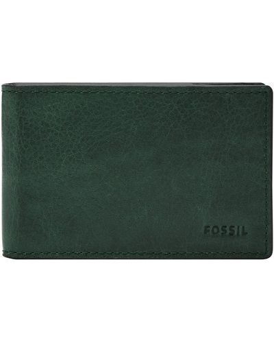 Fossil Andrew FPW Bifold Pine Green - Verde