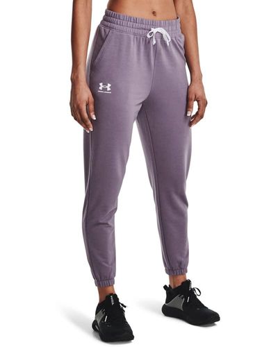 Under Armour Rival Terry Jogger - Purple