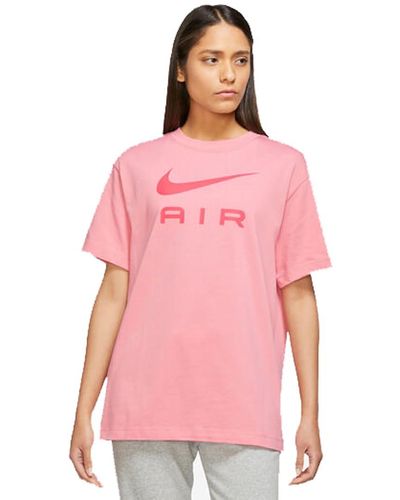 Nike W NSW tee Air BF T-Shirt - Rosa