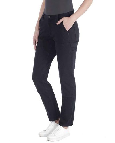Carhartt Stretch Twill Double Front Trousers Work Utility Pants - Schwarz