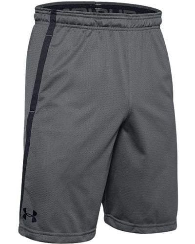 Under Armour Ua Tech Heatgear Athletic Mesh Shorts - Grey