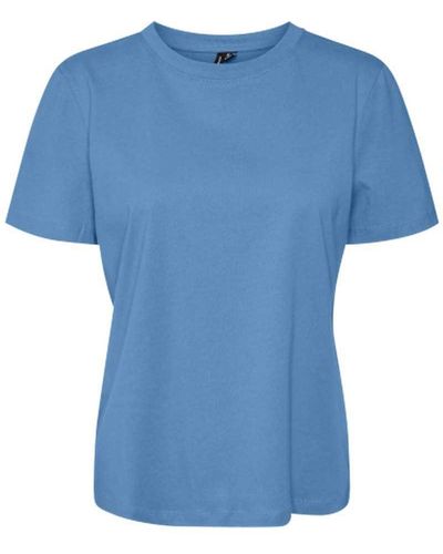 Vero Moda VMPAULINA SS GA JRS NOOS T-Shirt - Blau