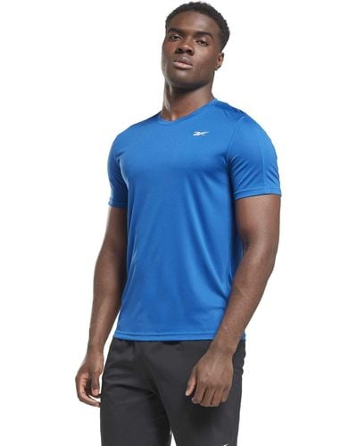 Reebok Workout Ready Short Sleeve Tech T-Shirt - Blu