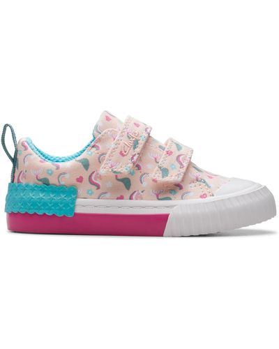 Clarks Foxingmyth T. Textiel Canvas In - Roze