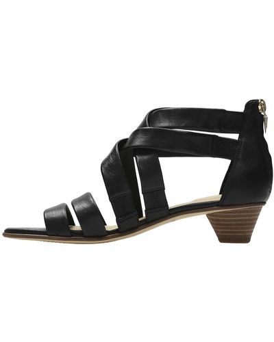 Clarks Mena Silk Womens Sandals - Black