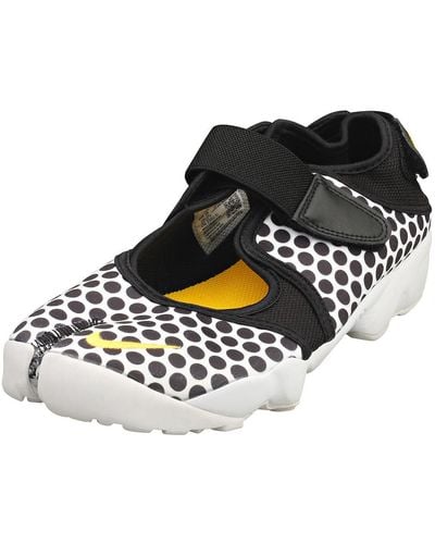 Nike Air Rift Br Womens Walking Sandals In Black White - 3.5 Uk
