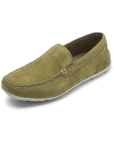 Rockport Warner Loafer Shoes - Green