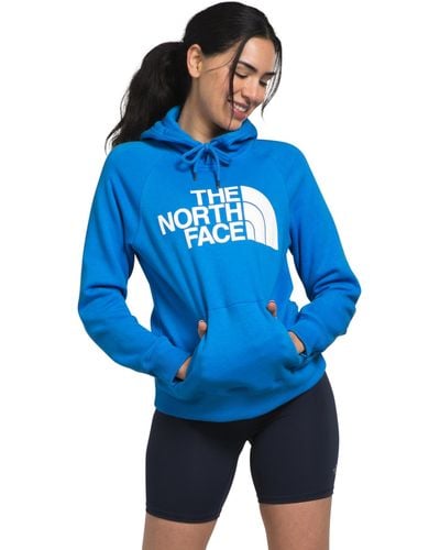 The North Face Half Dome Pullover Hoodie Sweatshirt - Blue