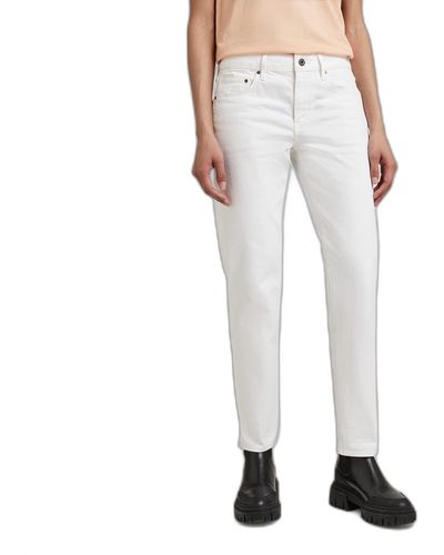 G-Star RAW Kate Boyfriend Fit Jeans - White