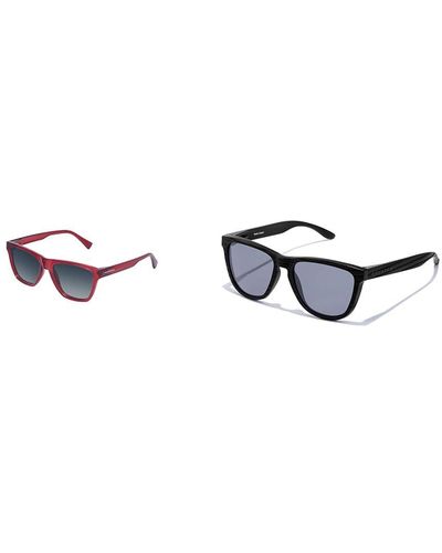 Hawkers Gafas de sol Crystal Red/Gradiente Azul Head + Gafas de sol Raw Carbono/Negro Polarizado Talla única - Multicolor
