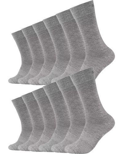 Skechers 12 Paar Basic Socken SK41040 - Grau