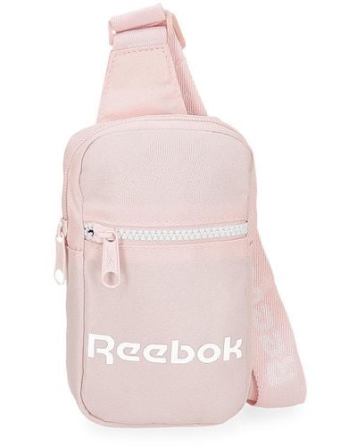 Reebok Sally Crossbody Shoulder Bag Pink 10x18x3cm Polyester