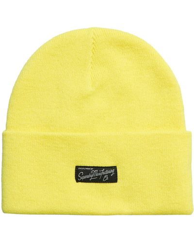Superdry Vintage Classic Beanie - Yellow
