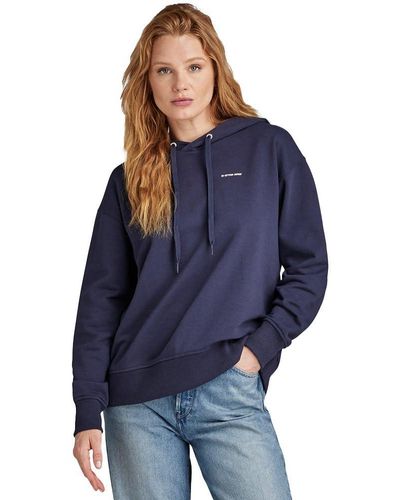 G-Star RAW Graphic Core Hooded Sweatshirt - Blau