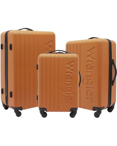 Wrangler Quest Luggage Set - Brown