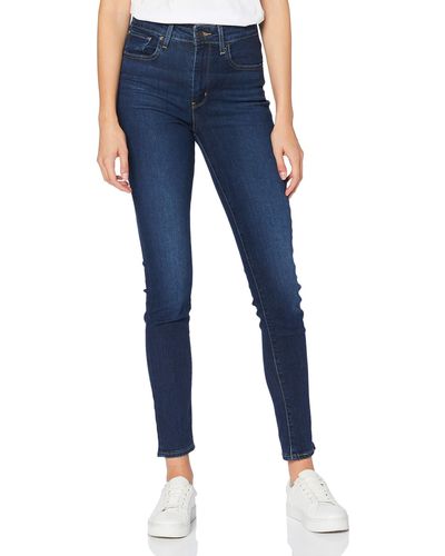 Levi's Plus Size 721 High Rise Skinny Jeans Bogota Feels - Bleu