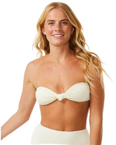 Rip Curl Dreams Bandeau Womens Bikini Top - Off White