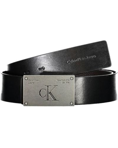Calvin Klein Studded Plaque REV Belt 40MM K50K509887 Gürtel - Schwarz