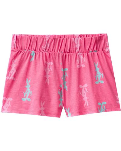 Benetton 3qrv3900d Shorts - Pink