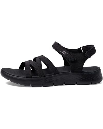 Skechers On-the-go Flex Ankle Strap Sandal Sport - Black