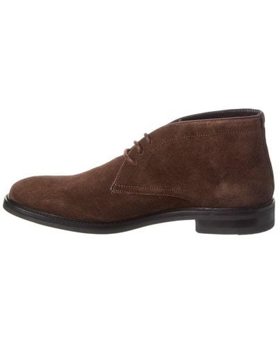 Ted Baker Andrews Suede Chukka Boots In Brown