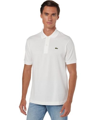 Lacoste Short Sleeved Slim Fit Polo Ph4012 White - Bianco