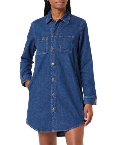 Lee Jeans UNIONALL Shirt Dress - Blau