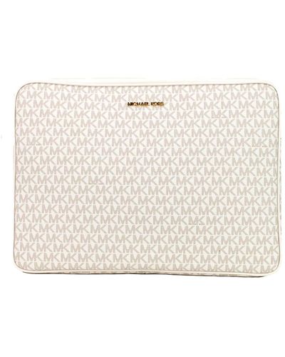 Michael Kors Notebooktasche Signature Vanilla - Schwarz