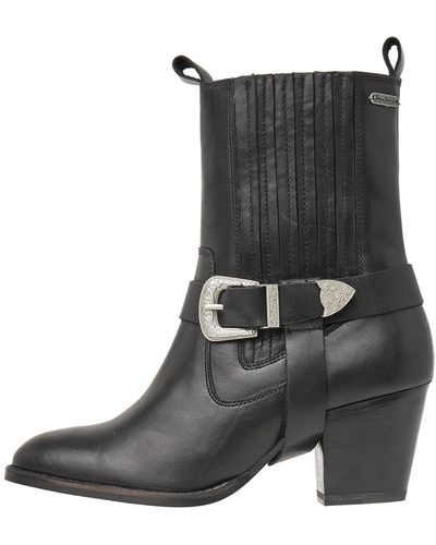 Pepe Jeans Luna Rock Chelsea Boot - Black