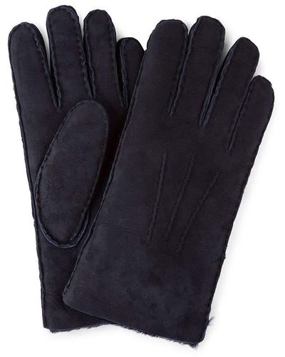 Hackett Hackett s Shearling Glove Liners - Blau