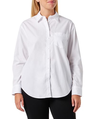 GANT REL POPLIN SHIRT - Bianco